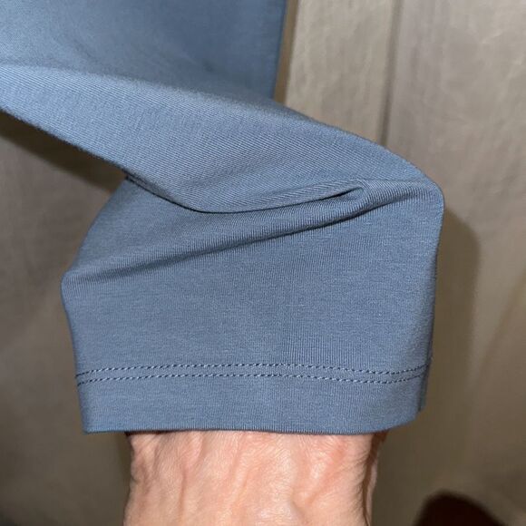 J.Crew L Newport Blue Cotton Blend Everyday Cropped Leggings - Picture 8 of 11